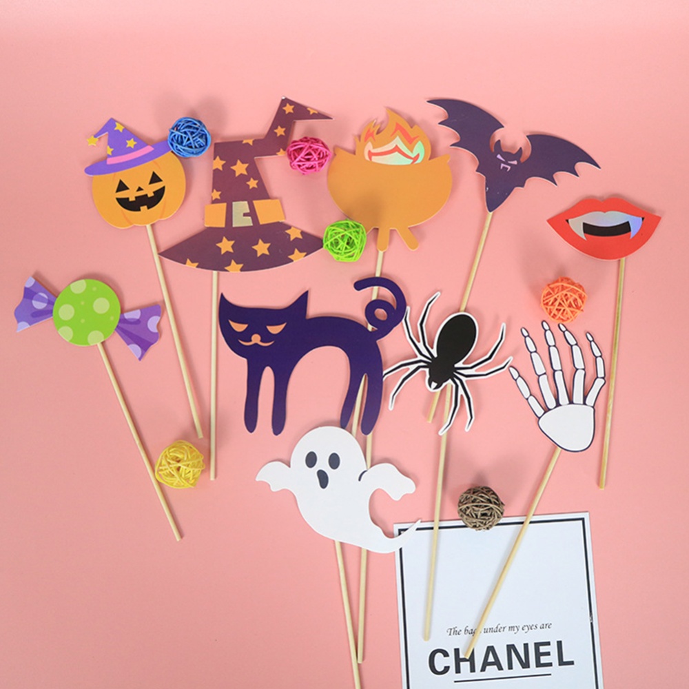 Paper Pumpkin/Spider Series Photo Props Set Halloween Decoration Spider