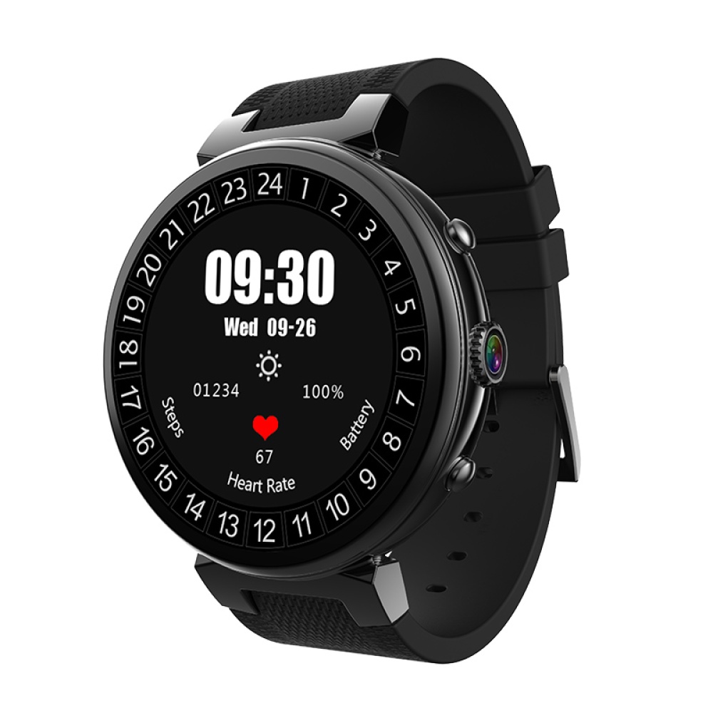 IQI I6 Smart Watch Phone - 1 IMEI, Android OS, 2MP Camera, Touch Screen, Bluetooth, WiFi, 3G, GPS (Black) - Image 2