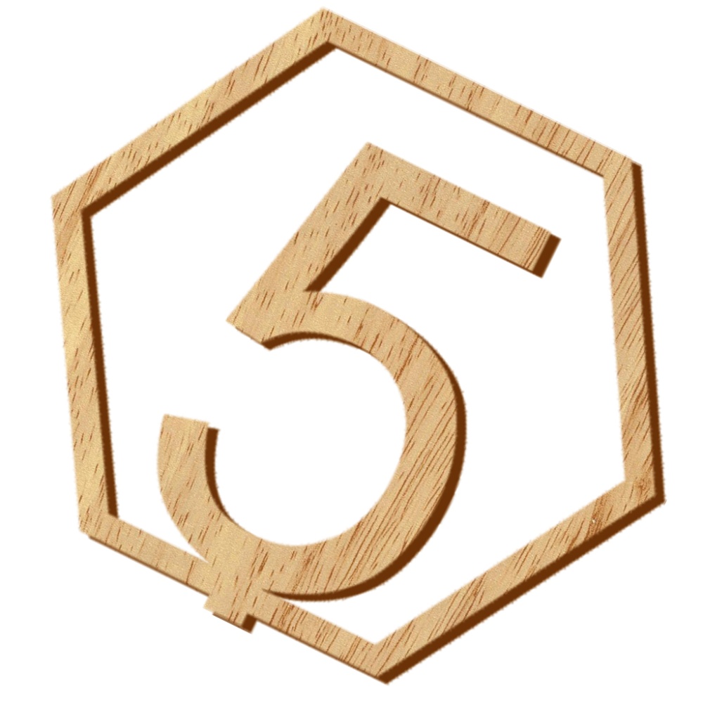 20PCS Cute Wooden Hollow-out Number 1-20 Hexagon Table Cards Reception Seat Card for Party Event Organizing Decorating - Image 2