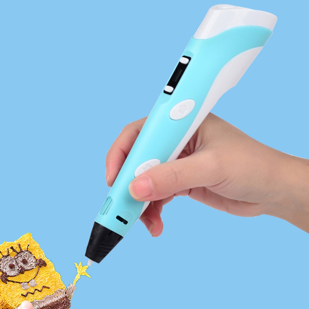 2-generation 3d Printing Three-dimensional Drawing Pen 12v Colorful purple - Image 2