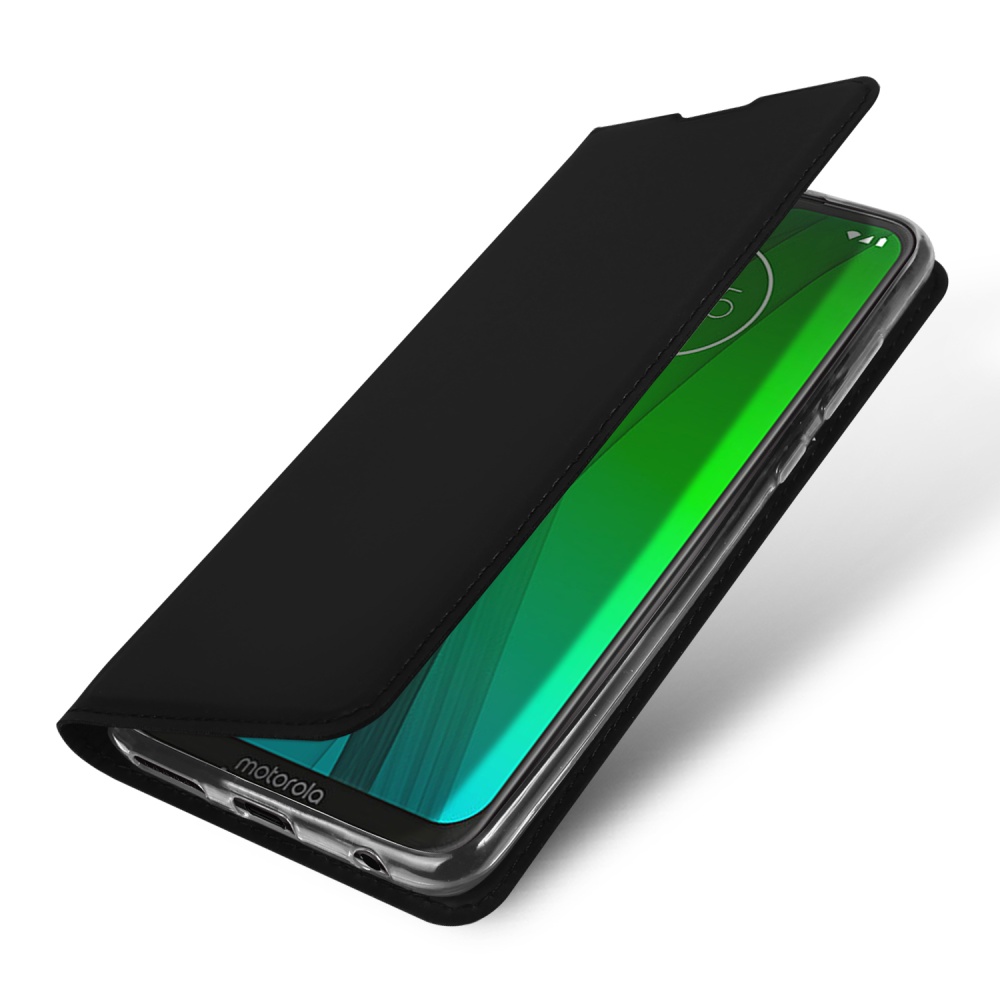 DUX DUCIS for MOTO G7 Magnetic Attraction Shockproof Full Protective Case with Bracket Card Slot black_MOTO - Image 2