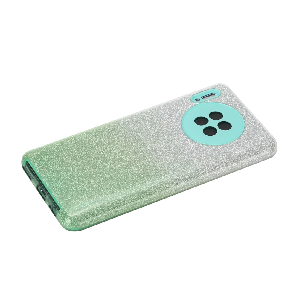 For HUAWEI Mate 30/Nova 5I pro/Mate 30 Pro/PSmart /Y5P/Y6P 2020 Phone Case Gradient Color Glitter Powder Cover with Airbag Bracket green - Image 2