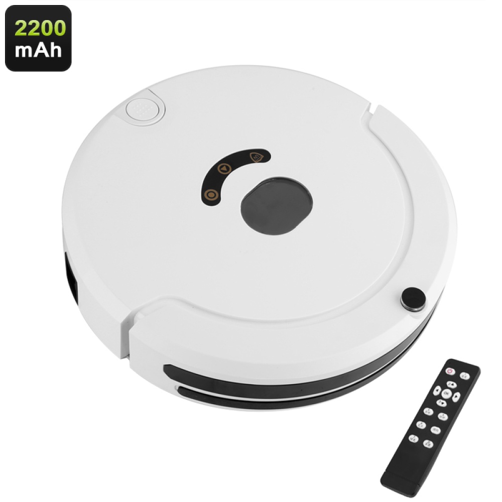 Aosder Robotic Vacuum Cleaner - 4 Cleaning Modes, 800Pa Suction, 2000mAh Battery, Automatic Recharge, Remote Control - Image 2