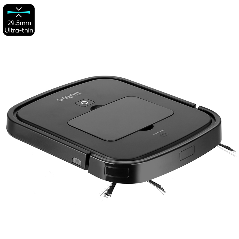 iiutec R-Cruiser Robotic Vacuum Cleaner - Ultra-Slim, Bionic High Coverate Running Path, 2000mAh, Shock Proof, Anti-Fall, 60dD