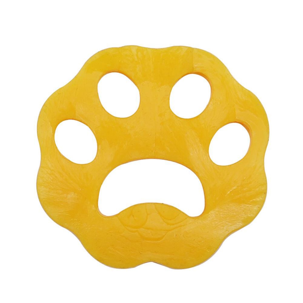 Reusable Pet Hair Remover for Clothes Laundry Wash Yellow 1pcs_Flower shape