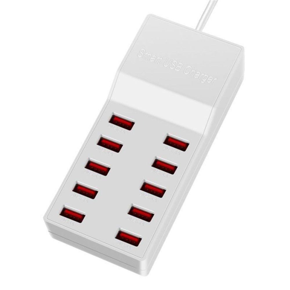 10 Ports USB Charger Desktop Mobile Phone 100W Fast Charge Adapter Universal Socket US Plug - Image 2