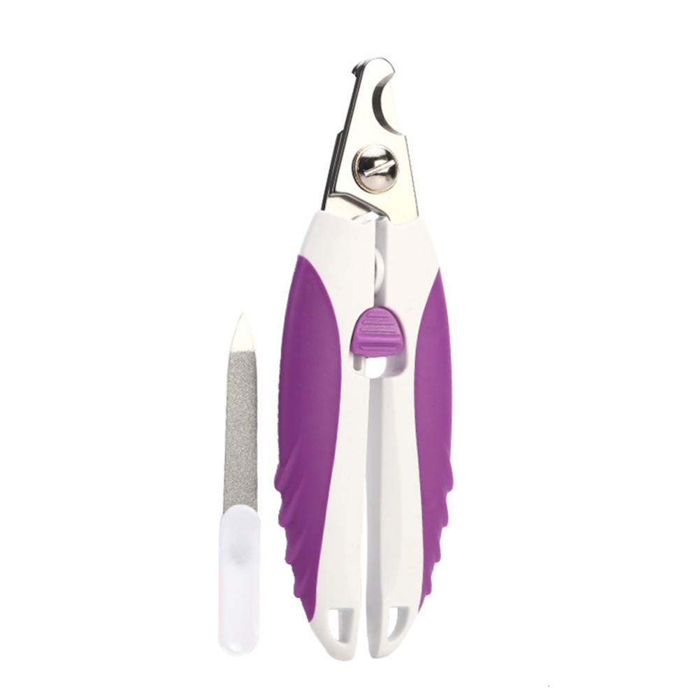 Dog Nail Clippers Stainless Steel Scissors Pet Cleaning Grooming Tool with File For small and medium dogs