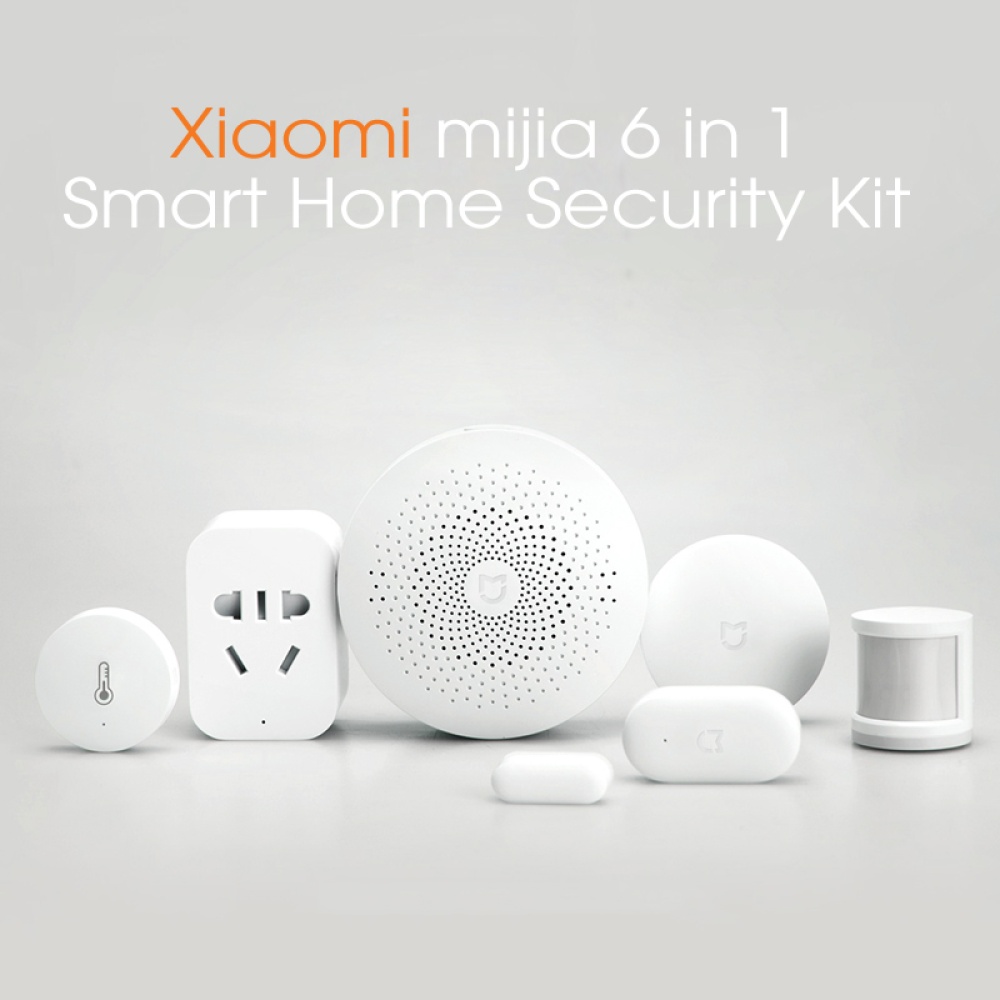 Smart Home Security Kit Xiaomi - Gateway, Window And Door Sensor, Switch, Human Body Outlet - Image 2