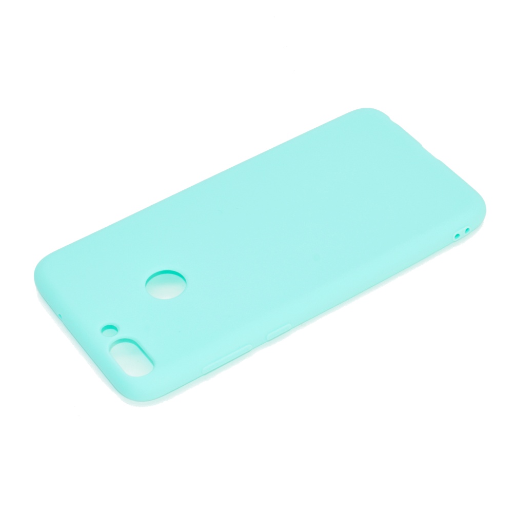 for HUAWEI Honor 9 lite Cute Candy Color Matte TPU Anti-scratch Non-slip Protective Cover Back Case Light blue - Image 2