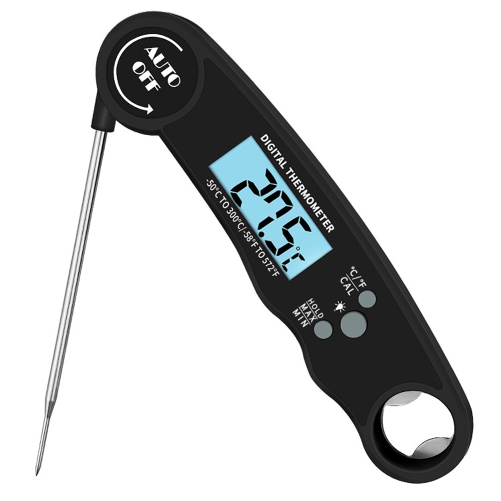 Electronic Digital Thermometer with Bottle Opener for Kitchen Food BBQ Baking No Battery random