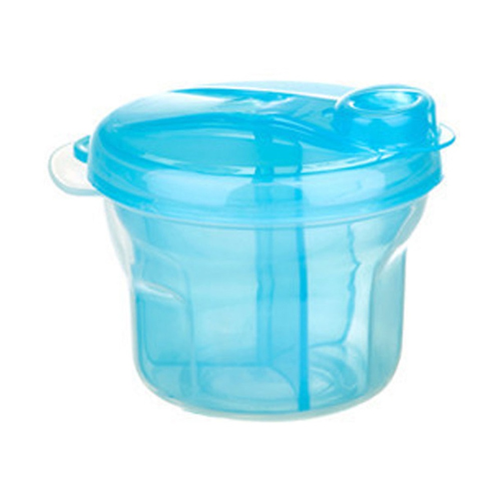 SIMU Multi-functional 3 Layers Rotating Milk Powder Box blue - Image 2