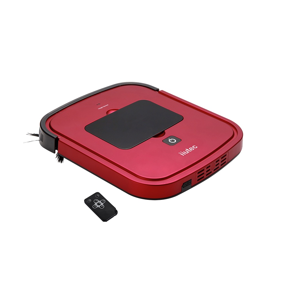 iiutec R-Cruiser Ultra Slim 2.95CM Robotic Vacuum Cleaner Sweeping Robot Red