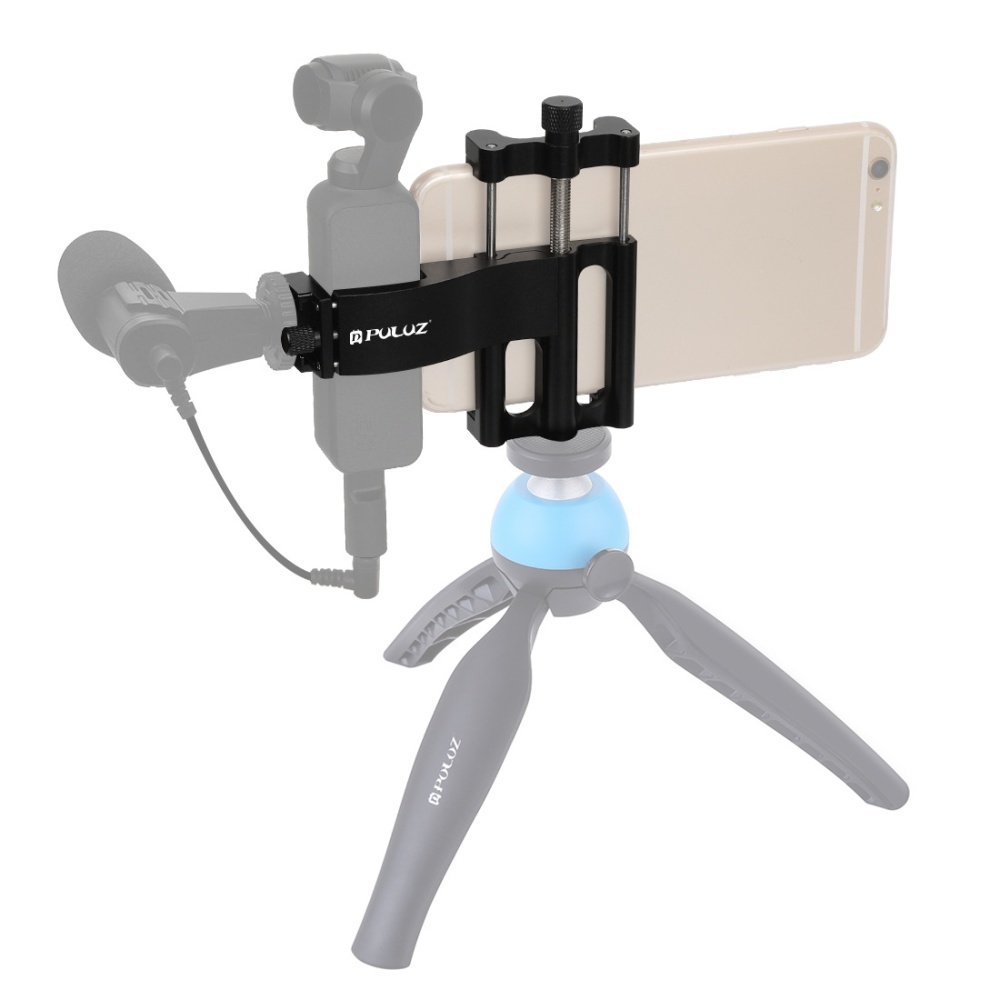 For Dji Osmo Pocket Camera Mobile Phone Holder Mount Set Fixed Stand Aluminum alloy Bracket black - Image 2