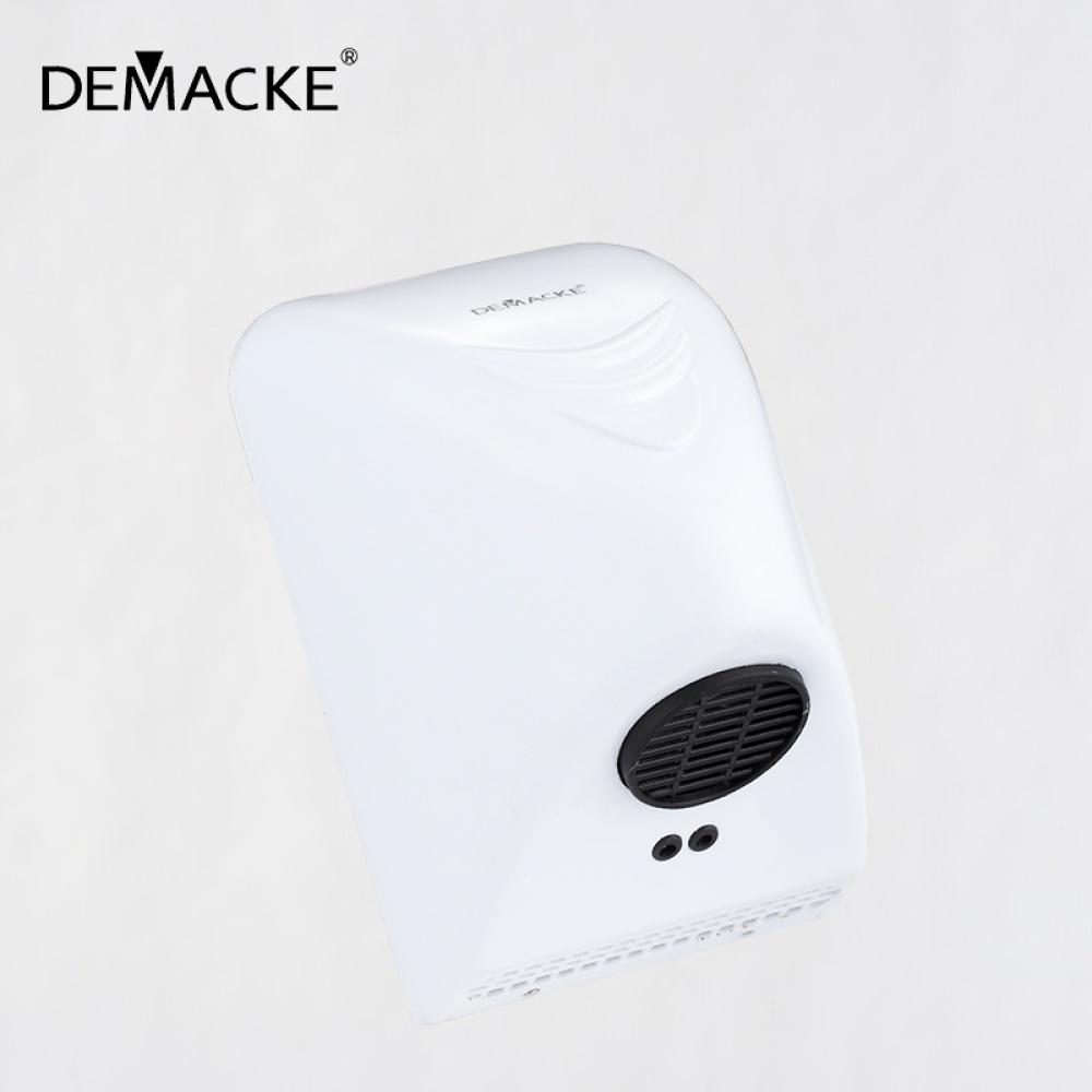 1000W Hotel Home Electric Automatic Induction Hands Dryer white_220V-European insertion - Image 2