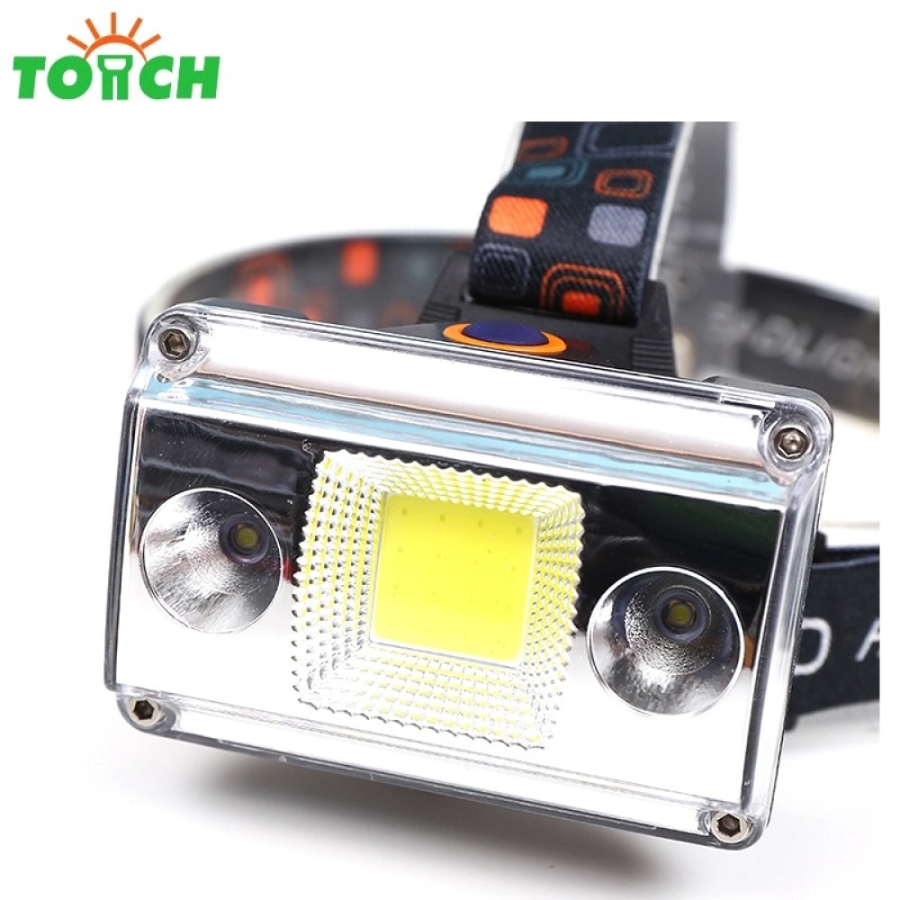 10000 Lumens COB LED Headlamp USB Charging Headlight Tactical 4-Mode Bicycle Flashlight Hunting Head Light White light - Image 2