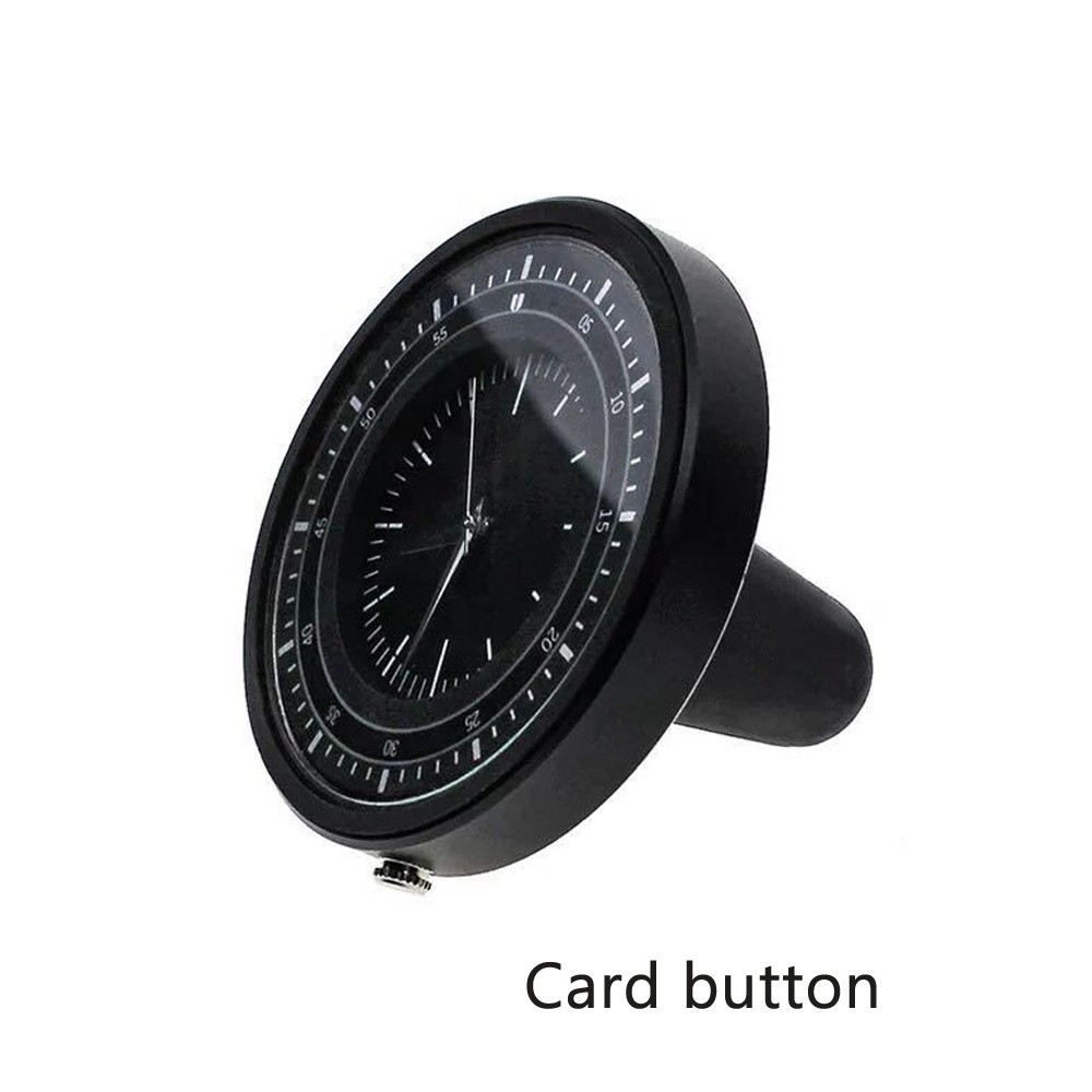 Card Button Paste Type Magnetic Clock Vehicle-mounted Mobile Phone Stents black - Image 2