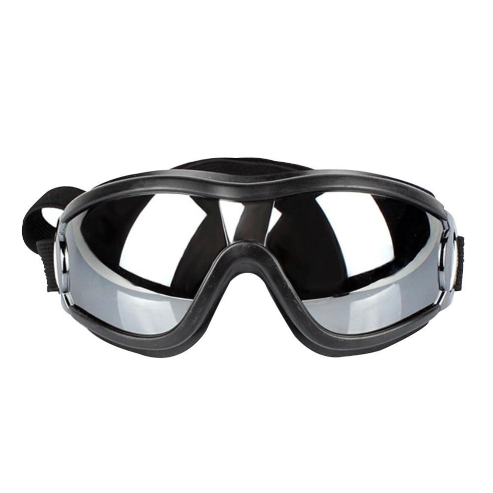 Pet Dog Goggle Waterproof Ultraviolet-proof Protective Glasses Eye Protector Accessories black_free size (for large dog)