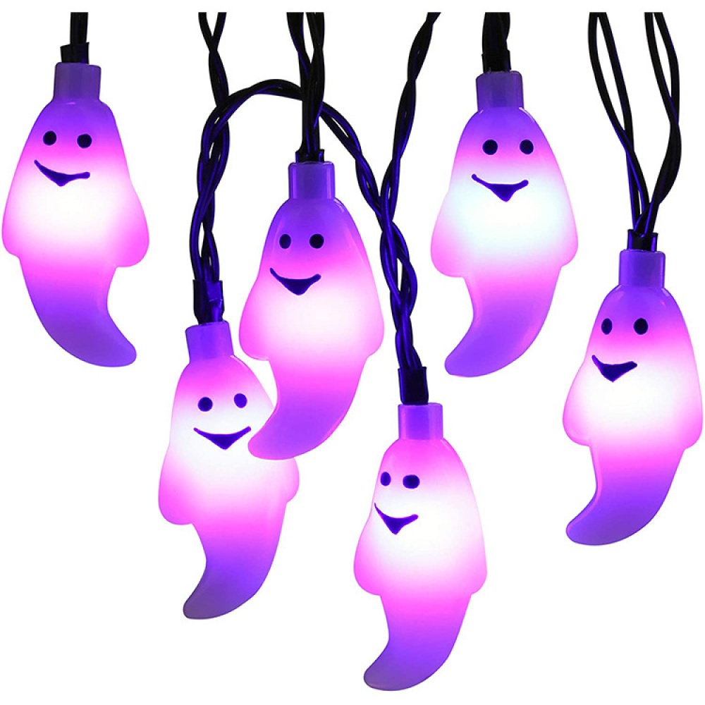 2M 20LEDs Battery Powered String Light Fairy for Outdoor Garden Halloween Decor purple - Image 3