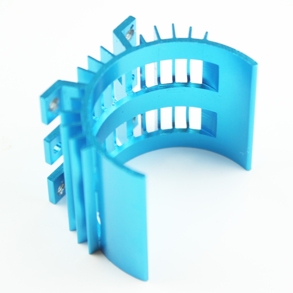 Wltoys 144001 Motor Cooling Fin Electric Machine Cooler Metal Upgrade Accessory blue