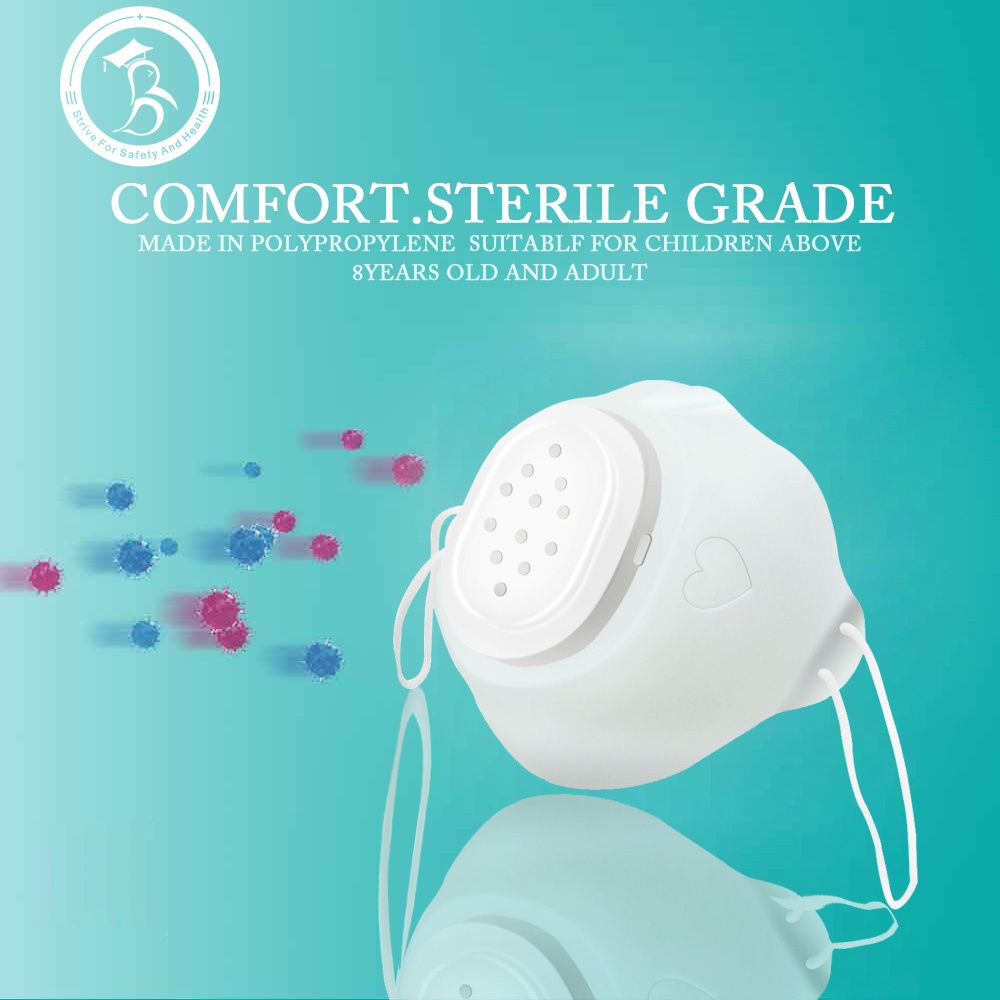 Mask Filter PP Soft Adhesive Used for Many Times To Prevent Dust And Haze Respirator white_5Pcs