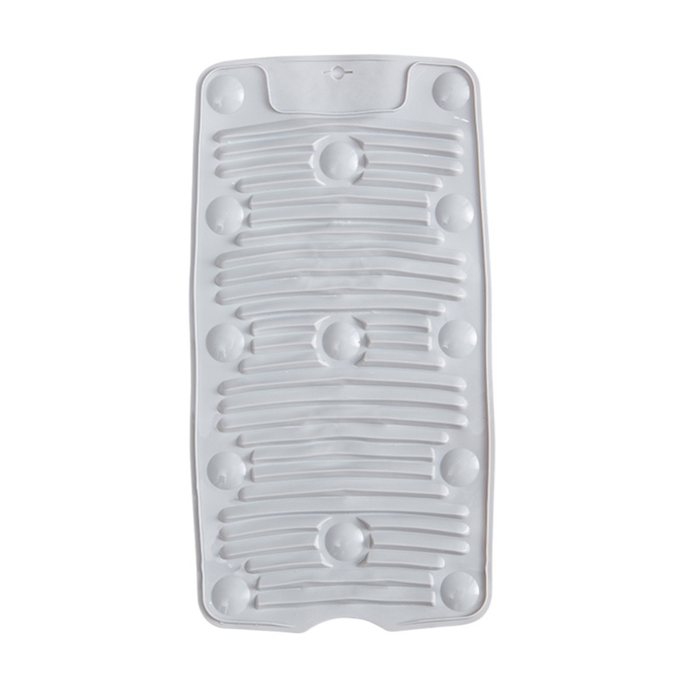 Foldable Drain Non-slip Washboard with Suction Cup for Home Kitchen Accessories Light gray