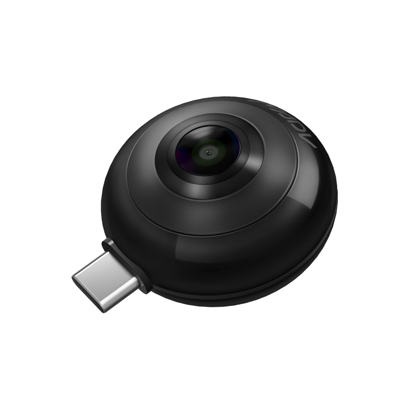 XiaomiMijia MADV Mini Panoramic Camera – Plug and Play, USB-C, 210-Degree View, 1920x960p Video, 5376x2688p Pictures