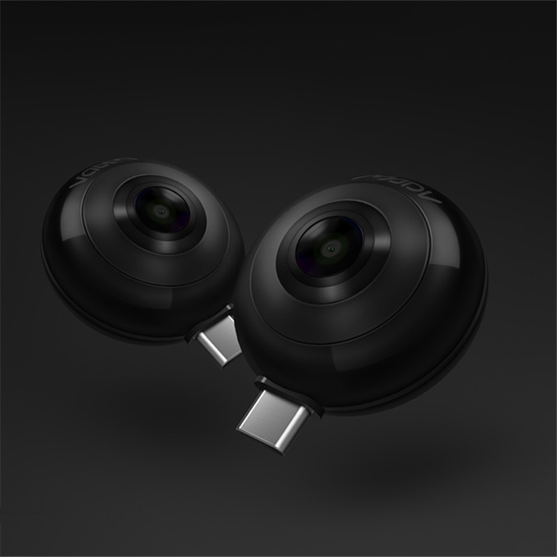 XiaomiMijia MADV Mini Panoramic Camera – Plug and Play, USB-C, 210-Degree View, 1920x960p Video, 5376x2688p Pictures - Image 2
