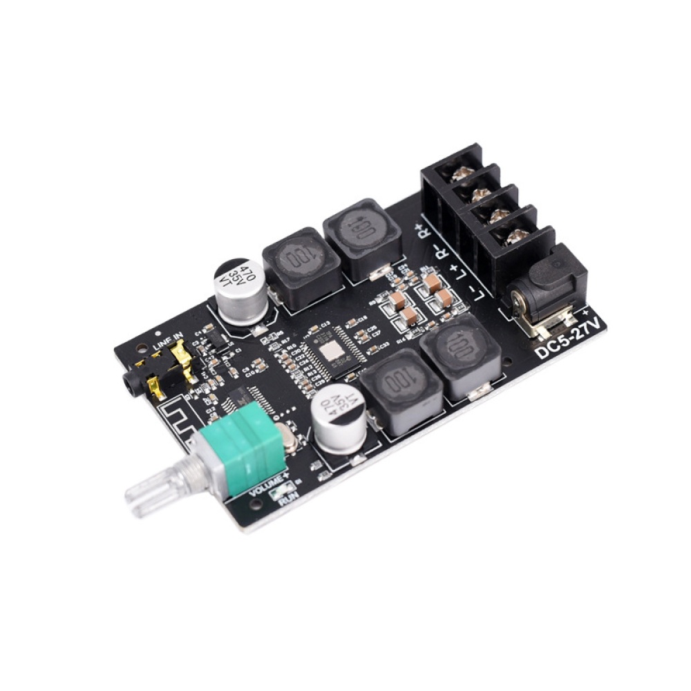 Digital Power Audio Amplifier Board HIFI Wireless Bluetooth 5.0 TPA3116 TPA3116D2 50WX2 Stereo AMP Amplificador Home Theater black - Image 2