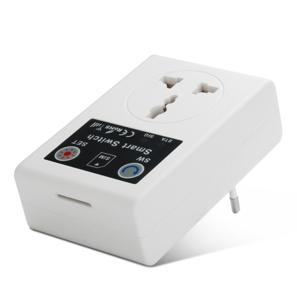 Universal Socket GSM Smart Plug - Socket, Quad Band, 2000W, 10Amp