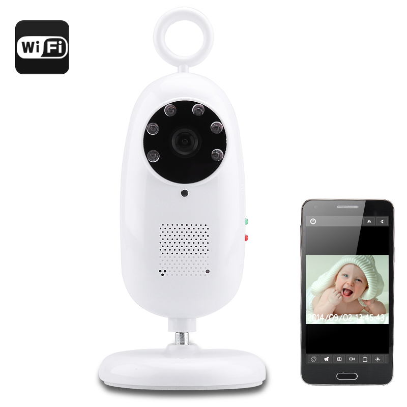 Wi-Fi Camera Baby Monitor - 1/3 Inch CMOS, 720p, H.264, Night Vision, IR-Cut, Micro SD Card Support