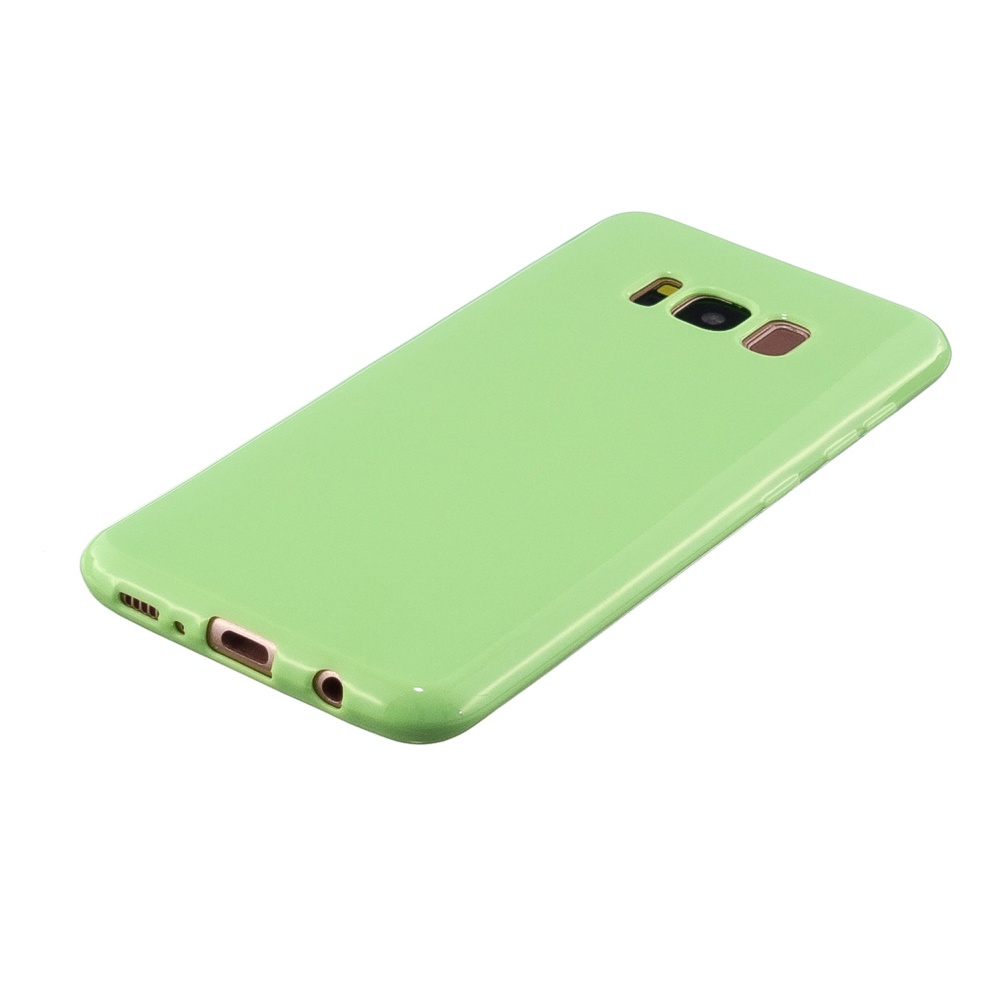 For Samsung S8/S8 Plus Smartphone Case Soft Hands Feel Precise Cutouts Anti-scrathc Mobile Phone TPU Shell Fluorescent green - Image 2