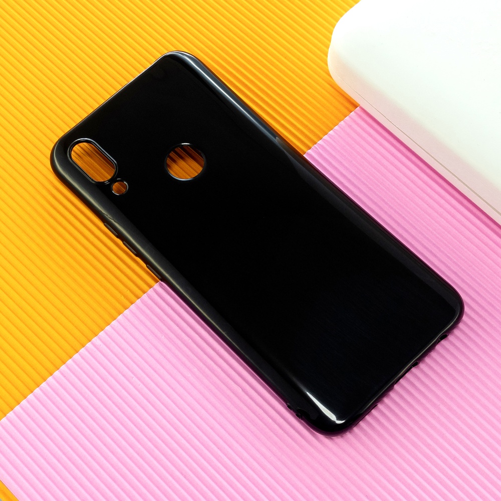 For HUAWEI Honor 10 Lite/P Smart/P Smart-Z 2019 Cellphone Shell Simple Profile Soft TPU Phone Case Bright black - Image 2