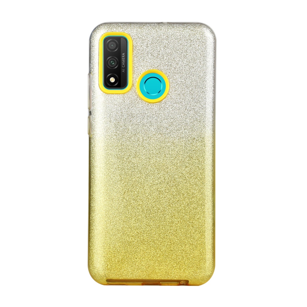 For HUAWEI Mate 30/Nova 5I pro/Mate 30 Pro/PSmart /Y5P/Y6P 2020 Phone Case Gradient Color Glitter Powder Cover with Airbag Bracket yellow - Image 2