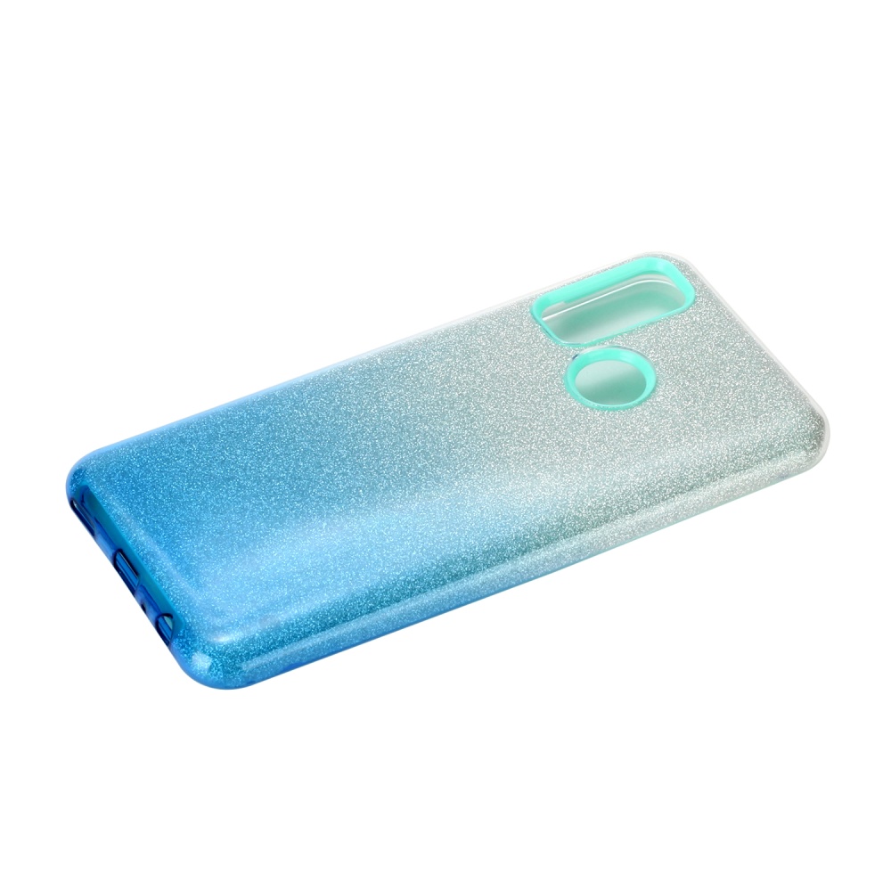 For HUAWEI Mate 30/Nova 5I pro/Mate 30 Pro/PSmart /Y5P/Y6P 2020 Phone Case Gradient Color Glitter Powder Cover with Airbag Bracket blue - Image 2