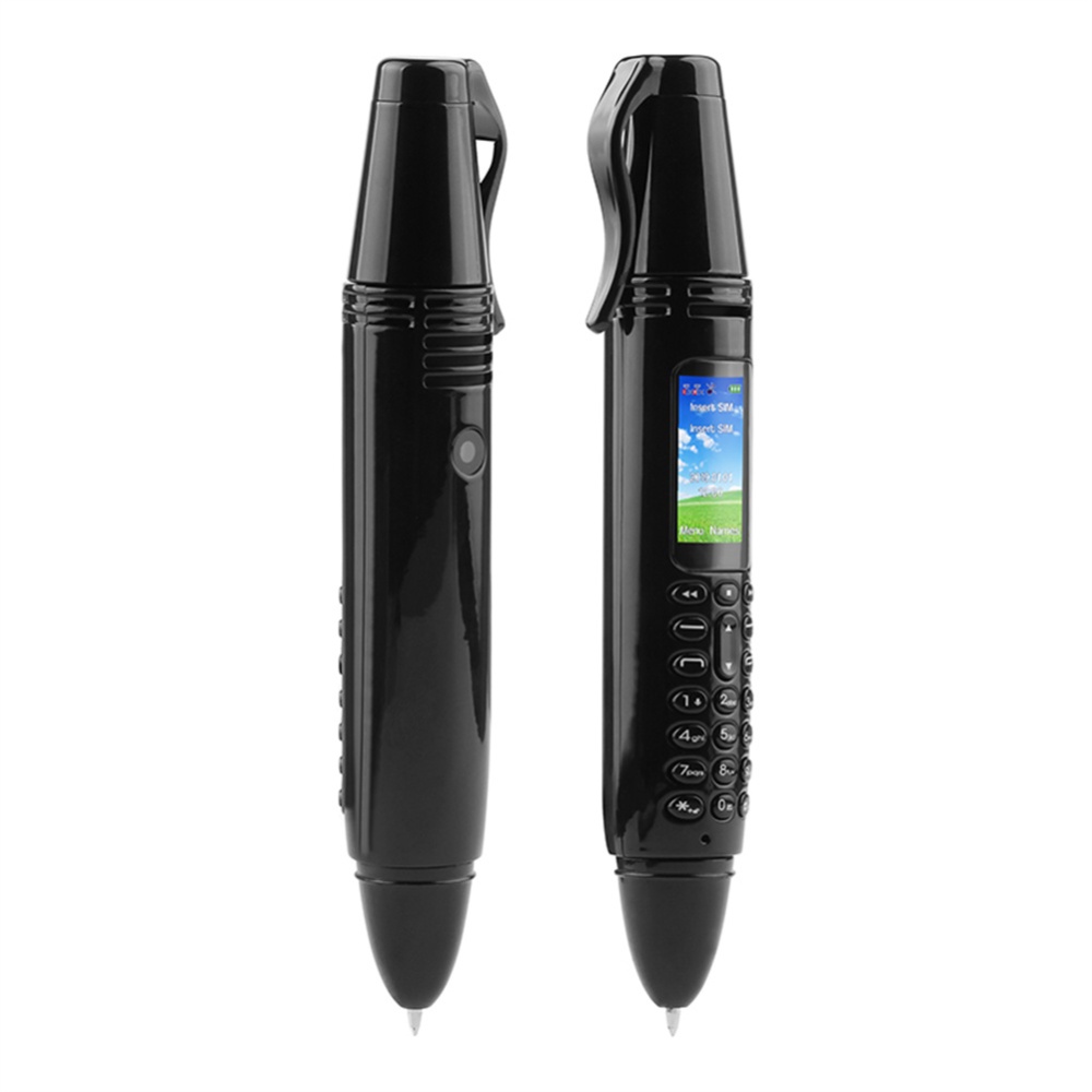 Ak007 Pen Type Mini Mobile Phone 0.96 Inch Screen Gsm Bluetooth Camera Dialer with Voice Recorder Black - Image 2