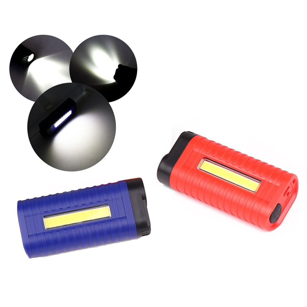 LED COB Working Light Mini Flashlight Emergency Lamp red - Image 3