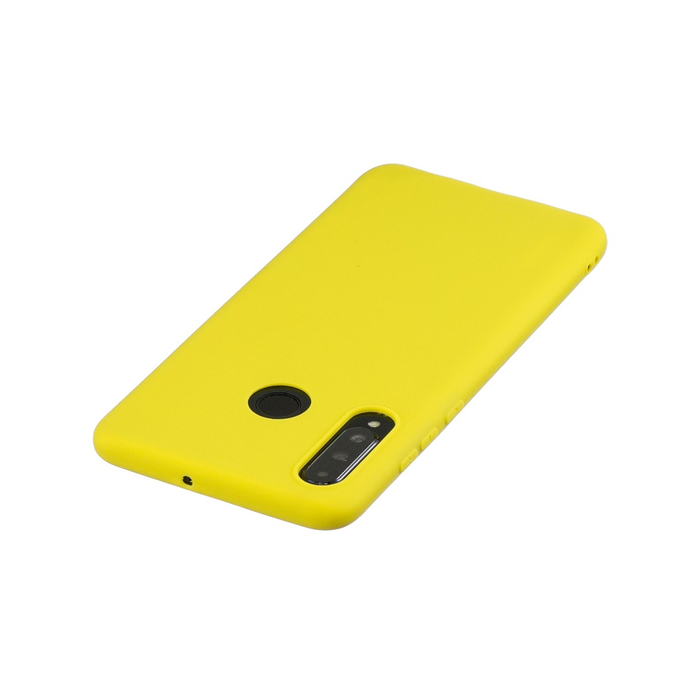 For HUAWEI P30 LITE/NOVA 4E Lovely Candy Color Matte TPU Anti-scratch Non-slip Protective Cover Back Case yellow - Image 2