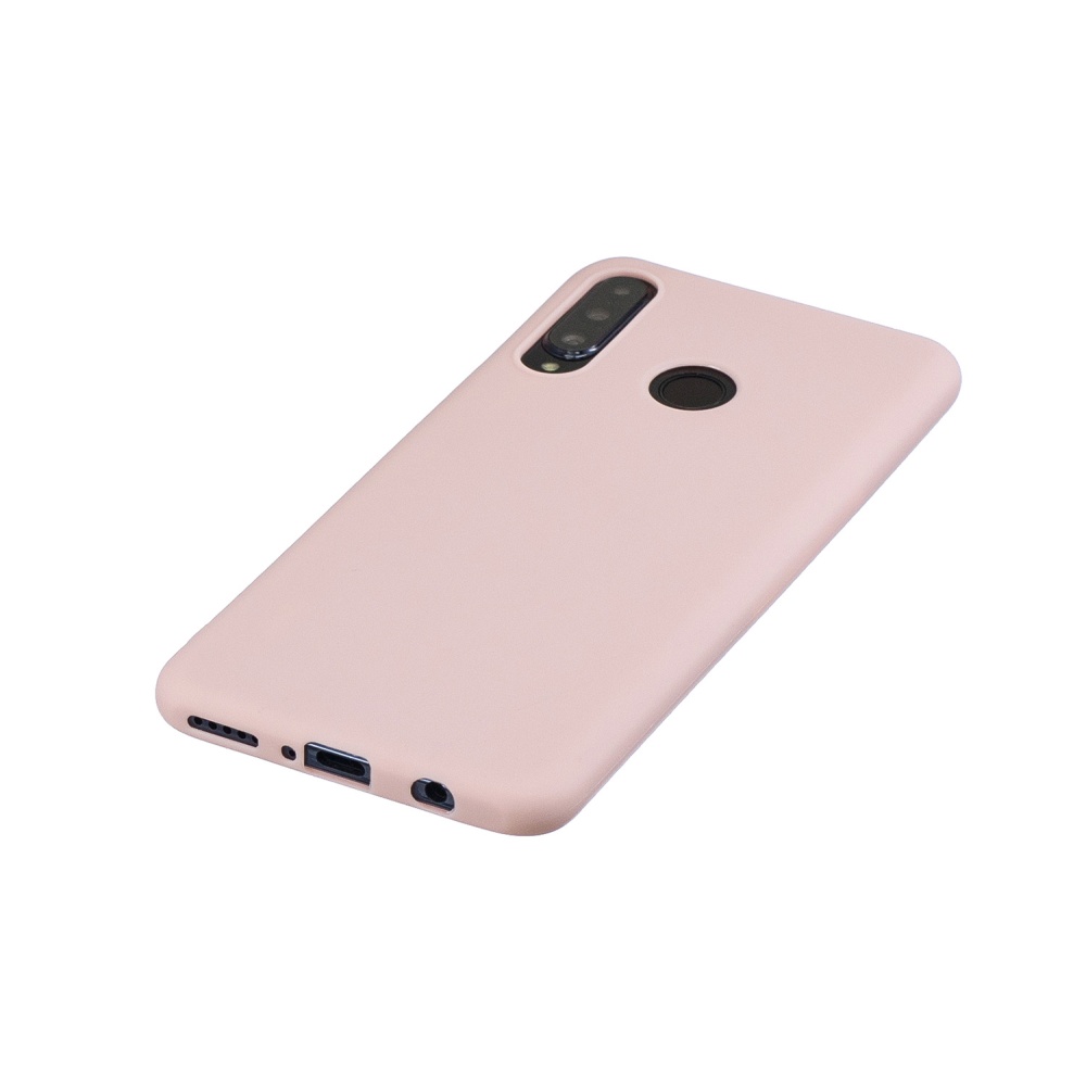 For HUAWEI P30 LITE/NOVA 4E Lovely Candy Color Matte TPU Anti-scratch Non-slip Protective Cover Back Case Light pink - Image 2