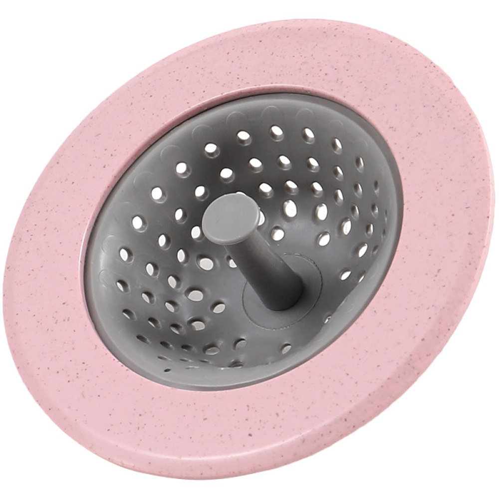 Anti-blocking Sink Strainer Basket with Handle for Kitchen Washing Beige - Image 3