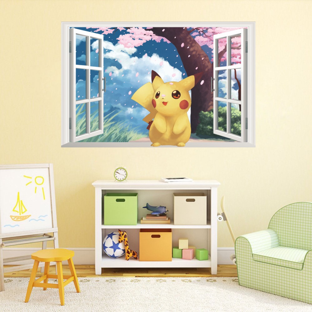 3D Wall Sticker for Kids Rooms Home Decor Cartoon Diy Posters Removable Decal 50 * 70CM - Image 3