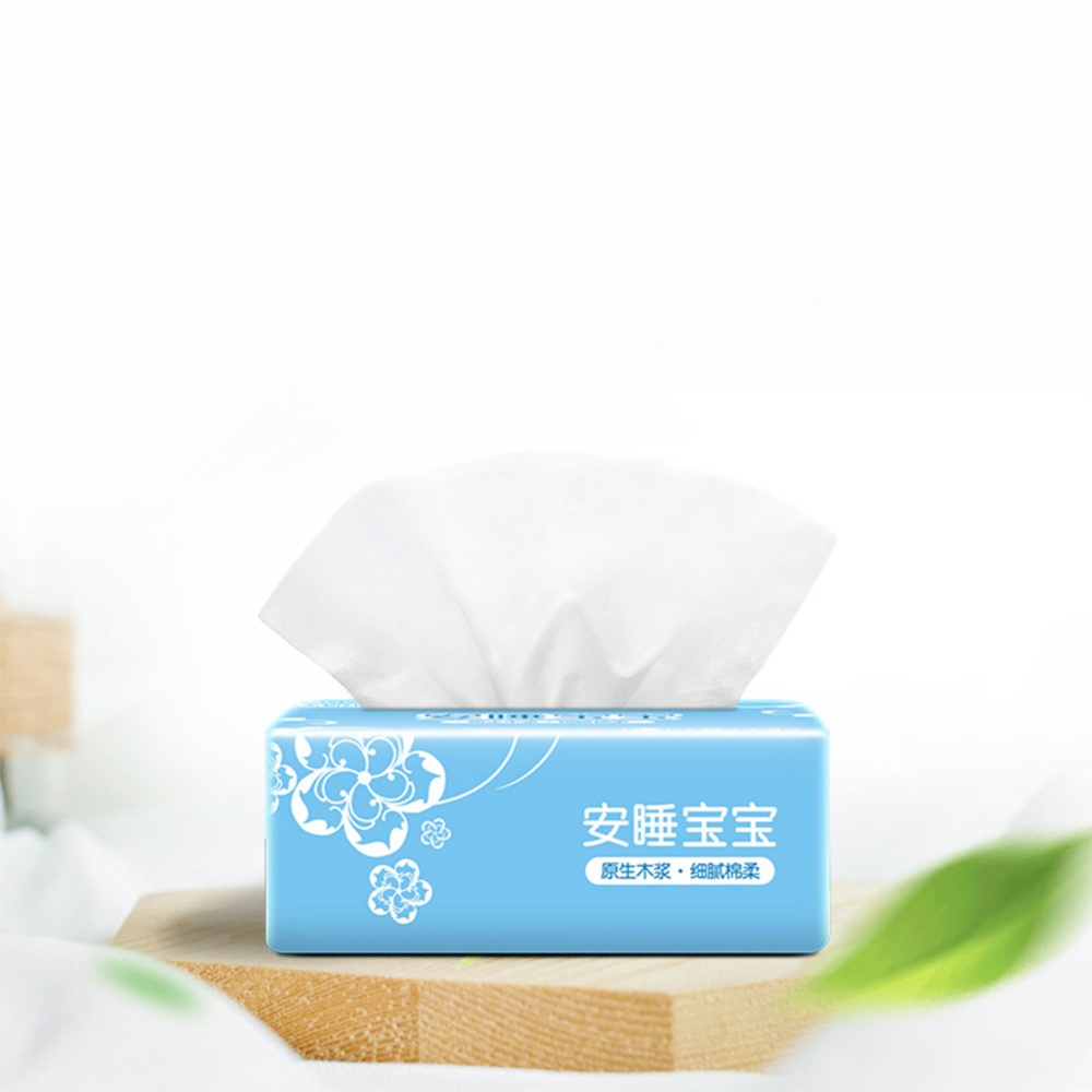 300 Sheets Napkin Skinfriendly 4 Layers Tissue for Bathroom Home Resturant white