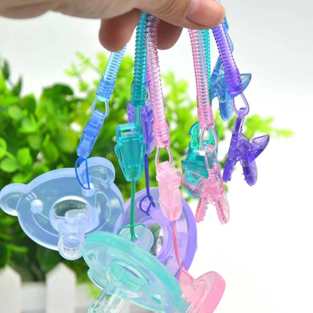 Baby Dummy Pacifier Clip Spring Soother Nipple Chain Holder Strap Accessories Randomly - Image 3