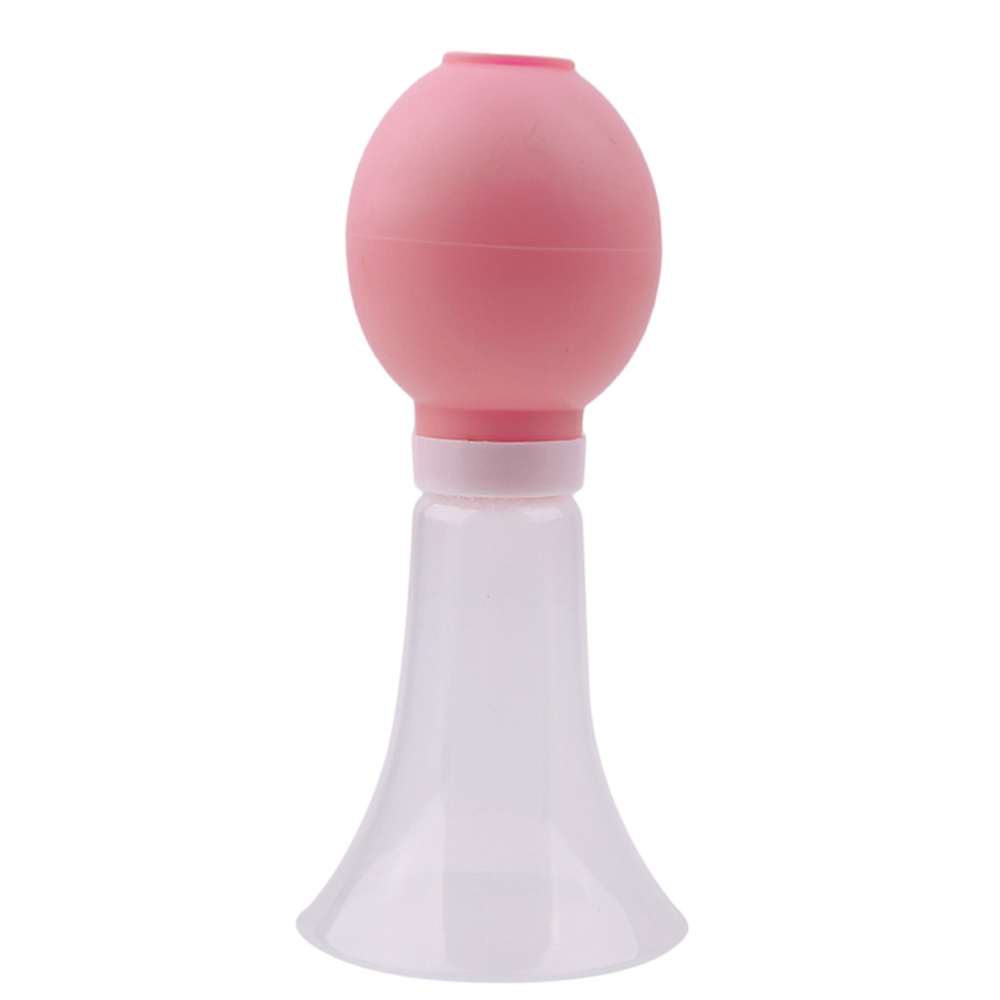 Baby Feeding Manual Automatic Pump Breast Silicone Correction Breastmilk Collector Pink - Image 3