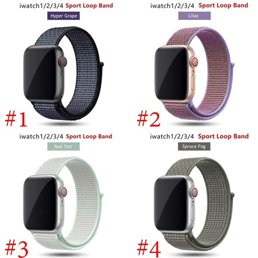 Nylon Watch Strap 38mm / 40mm 42mm 44mm Sports Band for IOS 1 2 3 4 Accessories #2_42/44mm - Image 3