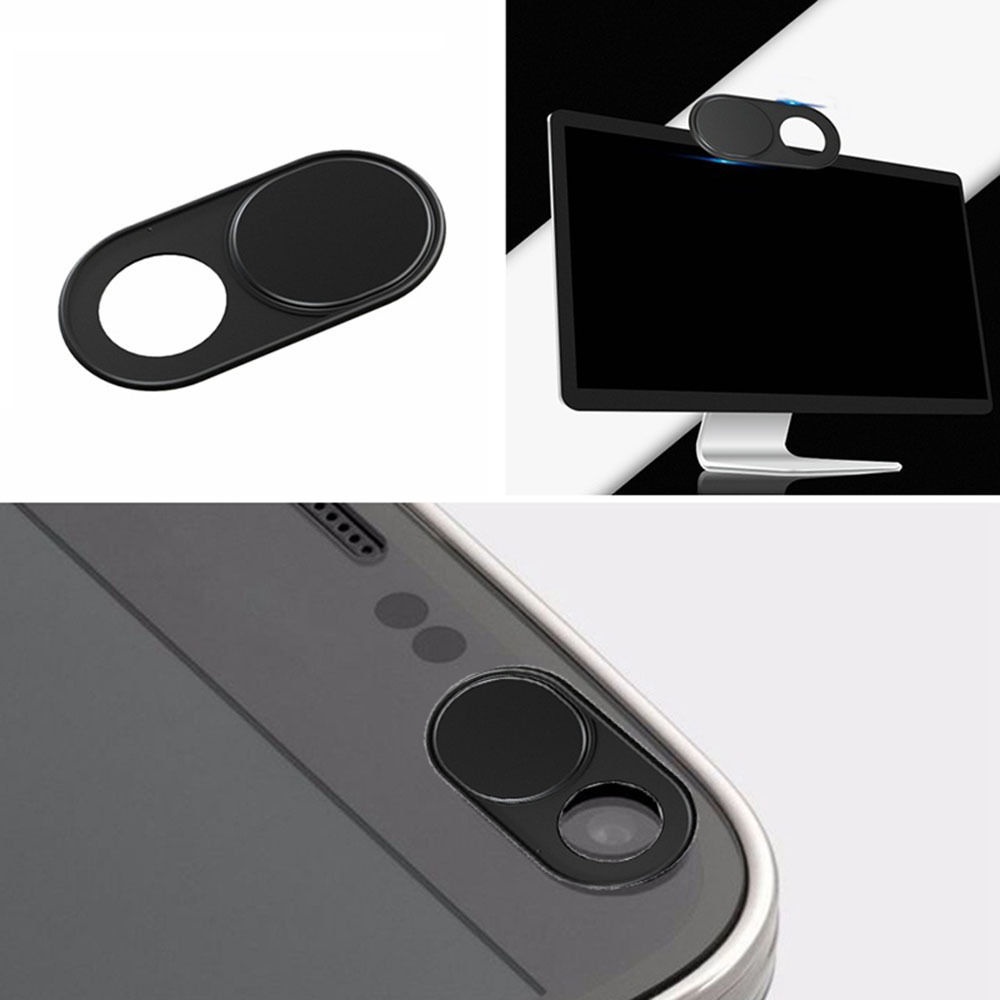 Camera Protective Cover Privacy Protection Webcam Prevent Hacker Snooping Universal Application Round black - Image 2