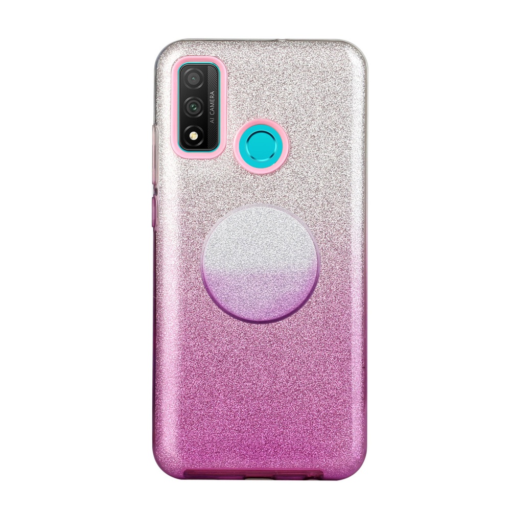 For HUAWEI Mate 30/Nova 5I pro/Mate 30 Pro/PSmart /Y5P/Y6P 2020 Phone Case Gradient Color Glitter Powder Cover with Airbag Bracket purple - Image 2