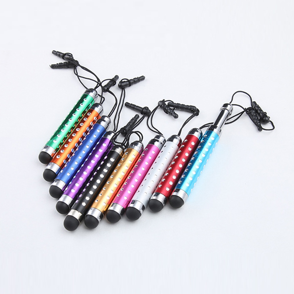 Touch Screen Pen Unique Retractable Capacitive Diamond Stylus for iPhone iPad Tablet PC Random_5 pcs - Image 2