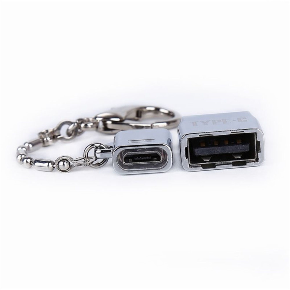 Otg Adapter Micro Usb Female to Type C Male Set with Lanyard Mobile Phone Conversion - Image 2