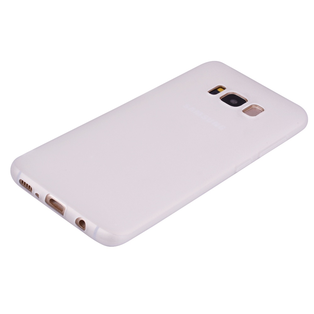 for Samsung S8 Lovely Candy Color Matte TPU Anti-scratch Non-slip Protective Cover Back Case white - Image 2