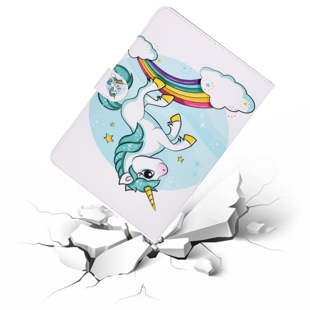 Universal Laptop Protective Case 7Inches Color Painted PU Cover with Front Snap unicorn - Image 2